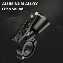 ROCKBROS Bike Bell Classic Bicycle Bell Mountain Bike Bells For Adults With Loud Sound And Fit For 0.87-1.25in/22.2-31.8mm Bicycle Handlebars - 黑色 - 查看 4