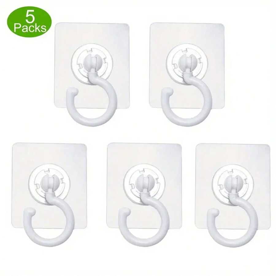 3pcs Or 5pcs Rotating Adhesive Hooks (Large Size, Please Pay Attention