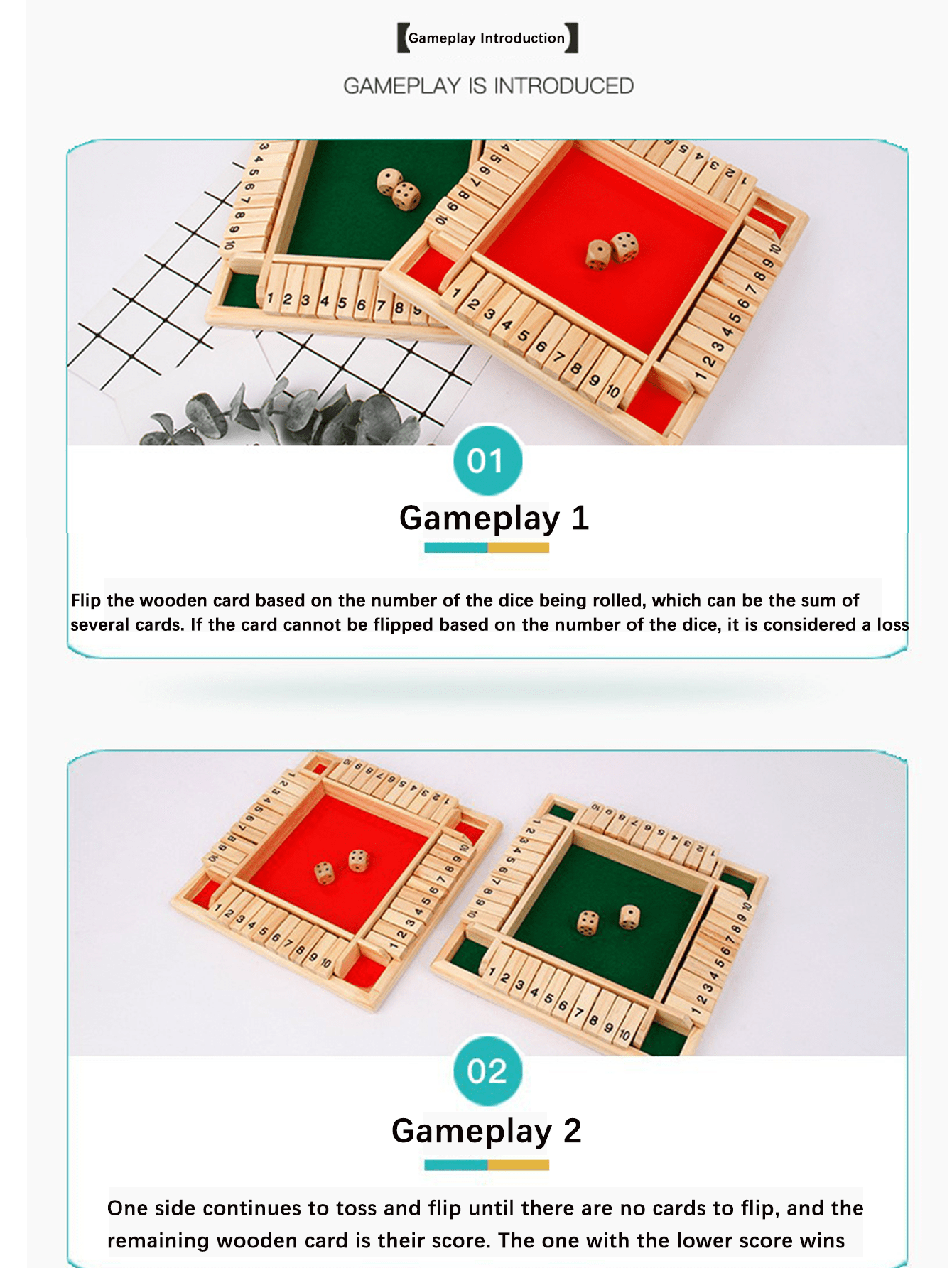 Wooden Children'S Table Game Interactive Toy, FourSided Number Table Game Memory Matching Toy