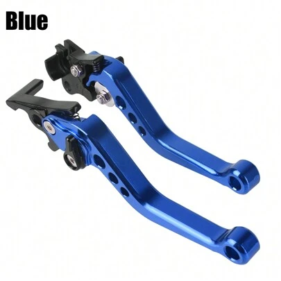 1 Pair Alloy Motorcycle Brake Handle Universal Fit For Motorbike Modification CNC Motorcycle Clutch Drum Brake Lever Handle