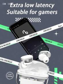 GENAI Wireless In-Ear Earphones With Ergonomic Design For Pressure-Free Comfortable Wearing, Equipped With 5.3 Chip For Minimal Delay, Enc Noise Reduction For Smart Calling, Up To 30 Hours Of Long Battery Life, Hifi 3d Surround Sound Quality With Powerful Bass, Touch Control For Easy And Quick Operation - Beige - View 2