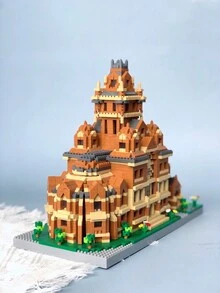 世界著名大學建築模型迷你積木套裝,3d 拼圖和教育玩具,精美生日禮物,1 件 - 彩色 - 查看 7