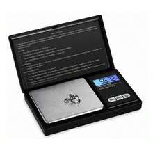 Bascula Digital Gramera Joyeria Joyero 1000x0.1 - Plateado - Ver 1