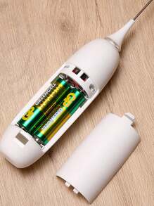 1pc Portable Detachable Minimalist Style Electric Battery Powered Milk Frother, Egg Beater - Multicolor - View 9