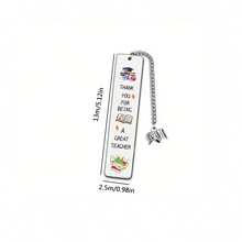 1入不鏽鋼彩色印刷書籤,精美禮品,畢業禮品,感恩節禮品,教師節禮品,精美書籤,派對禮品,鑽石蘋果款式不銹鋼彩色印刷書籤,教師節畢業季禮品,金屬書籤 - 彩色 - 查看 5