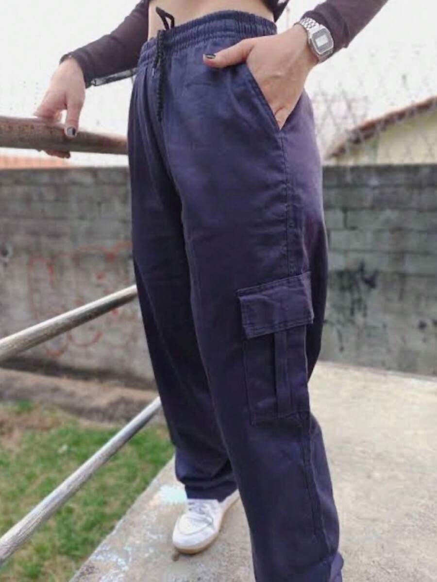 Men Jeans - Navy Blue - View 1