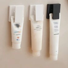 1個可掛牙膏的掛鉤,浴室無需鑽孔即可懸掛臉盆和毛巾 - 黑色 - 查看 7