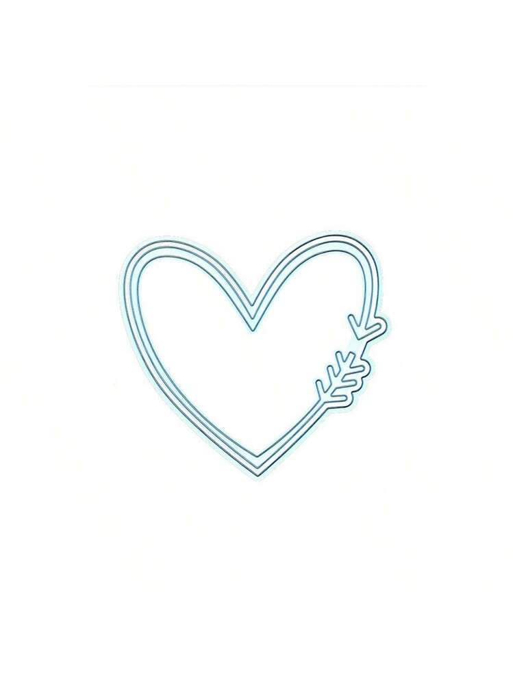 Fustelle a forma di cuore, per fai da te, scrapbooking, album