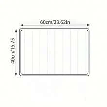 1 件現代輕奢簡約浴室廁所吸水聚酯防滑室內外小白花圖案地毯 - 彩色 - 查看 5