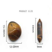 Bộ 7 món/bộ tháp pha lê tự nhiên chữa bệnh với các điểm kết thúc kép và biểu tượng luân xa, hình dạng bất đối xứng, cột lục giác, hộp quà tặng trang trí nhà cửa - bảy luân xa - Xem 8