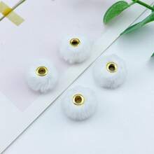 10pcs/Set Soft Plush Round Beads Diy Jewelry Making Accessory - Hair ball beads - View 16