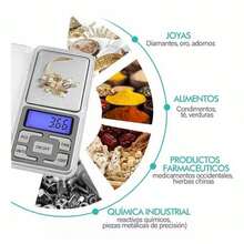 Bascula Gramera Digital De 0.01gr X 500 Gramos - Plateado - Ver 6