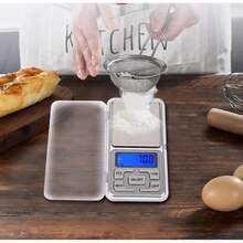 Bascula Gramera Digital De 0.01gr X 500 Gramos - Plateado - Ver 3