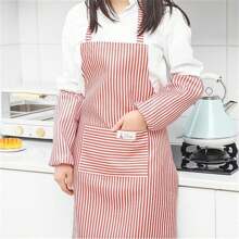 1pc Thickened Apron With Waterproof, Anti-Stain, And Anti-Splash Sleeves For Kitchen & House Cleaning, Autumn & Winter - Multicolor - View 4