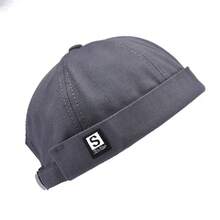 1頂時尚嘻哈帽,韓國街頭風格圓頂蜜瓜帽,復古水手和農夫帽 - 軍綠色 - 查看 2