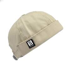 1頂時尚嘻哈帽,韓國街頭風格圓頂蜜瓜帽,復古水手和農夫帽 - 軍綠色 - 查看 5