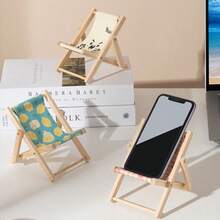 1入組12*12*10cm時尚的沙灘椅手機座小娃娃配件,攝影道具,迷你玩具模型,家居娃娃屋裝飾 - C款 - 查看 2