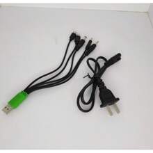 Kit solar camping, luz de emergencia con panel solar, luz solar portátil con foco, MR-8017, luz solar de emergencia - Negro - Ver 3