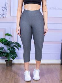 LLEVO Women Sports Leggings - Grey - View 1