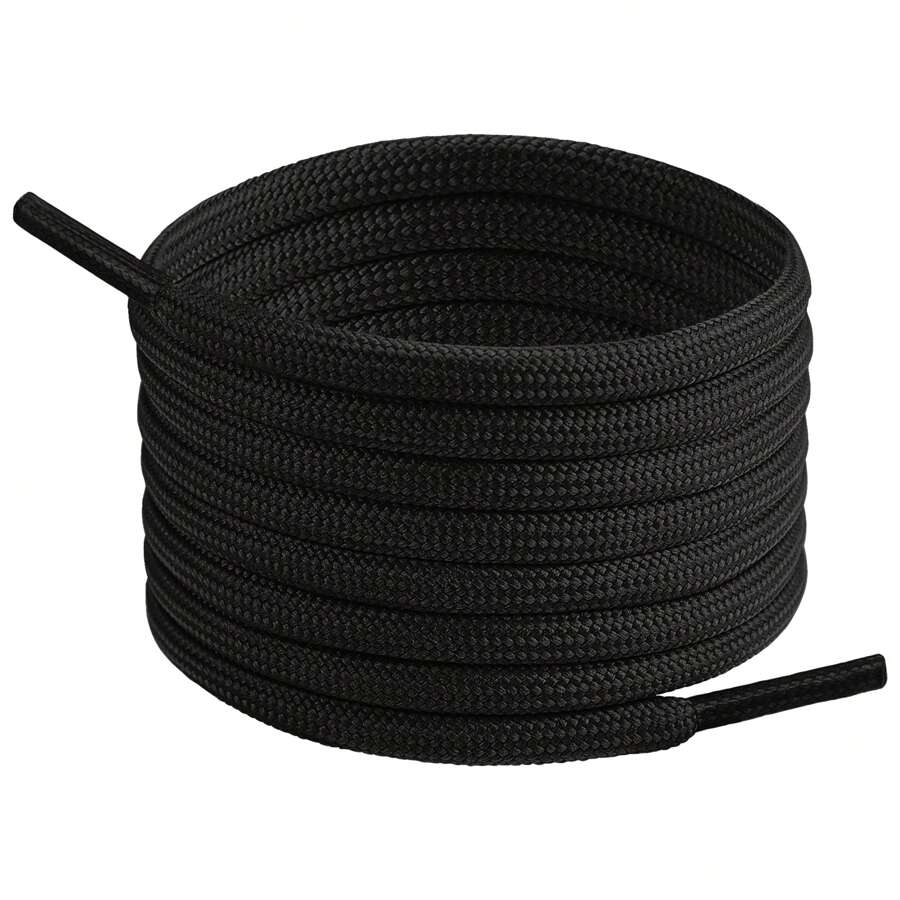 ZHENTOR 1 đôi Tròn Điền kinh Dây giày Cho nam giới & NỮ , Đối với Bóng rổ & Giải trí Giày dép , Đen & Trắng & Đầy màu sắc Chống trượt Dây giày - màu đen - Xem 1