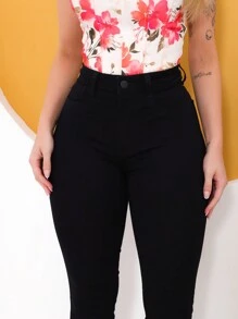 Women Pants - 黑色 - 查看 8