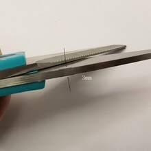 1pc 22cm Heavy-Duty Kitchen Multifunctional Scissors, With Walnut Clip, For Cutting Meat, Fish And Chicken Bones - Green - View 5