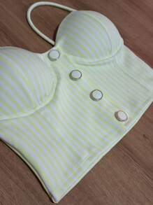 Women Tank Tops & Camis - 綠色 - 查看 3