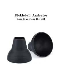 2入組矽膠材質撥醃球球拍撿球器,吸盤撿球器,沙灘球撿球器,運動配件,戶外活動器材 - 黑色 - 查看 1