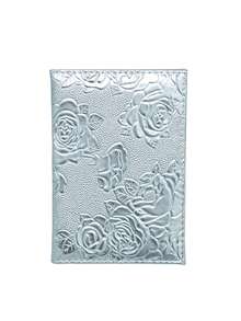 1入組帶牡丹設計的旅行護照套,pu皮革護照套,適用於男女的票證套,跨國旅行必備品 - 彩色 - 查看 9