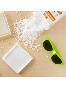 Bright Creations White Thermoplastic Beads, Plastic Pellets For Crafts, Cosplay, Repair (23 Oz) - 白色 - 查看 1