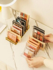 1個眼影收納盒,化妝品收納架,梳妝台抽屜收納盒,桌面收納盤,太陽眼鏡收納機 - 無色 - 查看 5