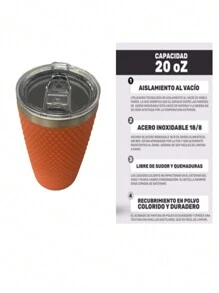 Vaso Térmico Tipo 20 oz Acero Inoxidable - Lila Púrpura - Ver 3