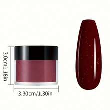 聖誕主題8色壓克力套裝,含指甲藝術3合1套裝,可雕刻、浸泡、延伸、水晶、沙龍、紫外線凝膠指甲貼,10g瓶裝 - 彩色 - 查看 2