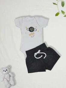 Baby Boys Sets - White - View 3