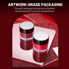 聖誕主題8色壓克力套裝,含指甲藝術3合1套裝,可雕刻、浸泡、延伸、水晶、沙龍、紫外線凝膠指甲貼,10g瓶裝 - 彩色 - 查看 7