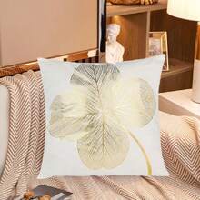 1入組45x45cm黃金押花正方形枕套,適用於家居、房間、臥室、花園裝飾,適合客廳、沙發、臥室、辦公室、汽車使用,亦可稱為靠墊套 - 彩色 - 查看 6