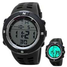Men's Digital Watches - 銀色 - 查看 1