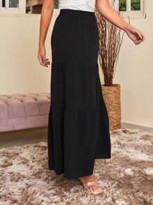 Women Skirts - 黑色 - 查看 3