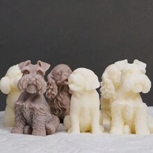 3d Silicone Mold For Golden Retriever, Teddy Bear, Poodle, Labrador Candle Making, Aroma Decoration, Resin Art Craft Model, Creative Pet Diy Gift Tool