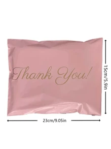 100pcs/Set Thick Waterproof Mailing Bags For Express Delivery - Blue - View 3