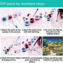 1按數字設定油漆家居牆壁裝飾和禮品 - 無框-A - 查看 4