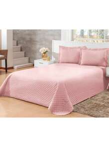 Quilt Sets - Màu hồng gỉ - Xem 2