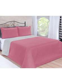 Quilt Sets - Màu hồng gỉ - Xem 3