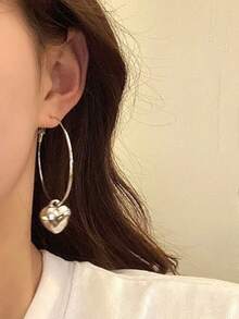 時尚合金情人耳環女，優雅多變 - 耳圈 - 查看 5