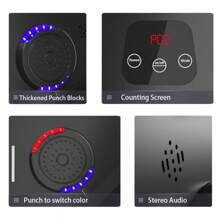 Smart Music Boxing Machine - Black - View 7