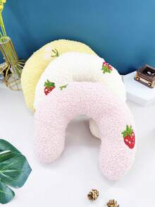 1 個深度睡眠枕頭,適合狗和貓,u 形頸椎保護貓玩具,柔軟舒適的枕頭,寵物用品 - 粉色 - 查看 2