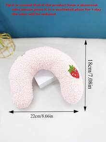 1 個深度睡眠枕頭,適合狗和貓,u 形頸椎保護貓玩具,柔軟舒適的枕頭,寵物用品 - 粉色 - 查看 5