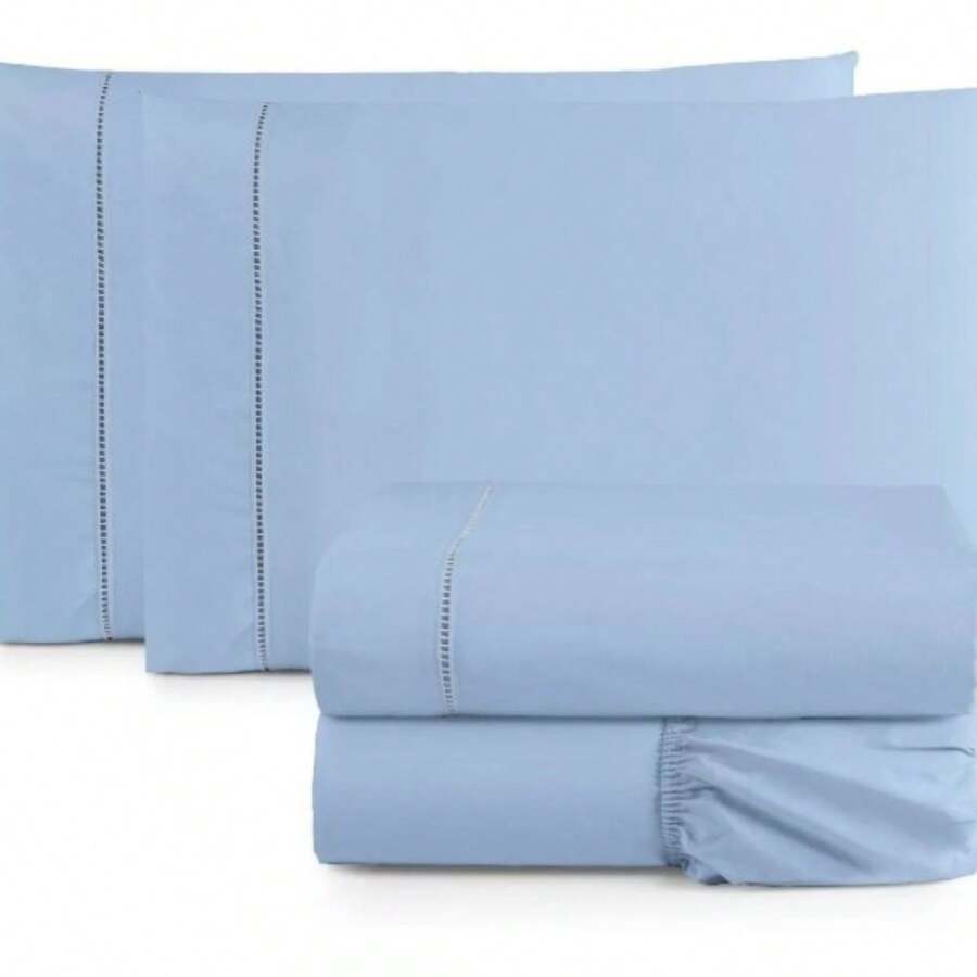 Sheet Sets With Pillowcases - Màu xanh lam - Xem 1