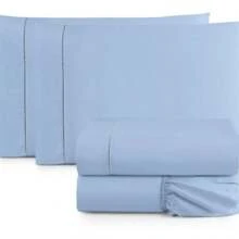 Sheet Sets With Pillowcases - Màu xanh lam - Xem 2