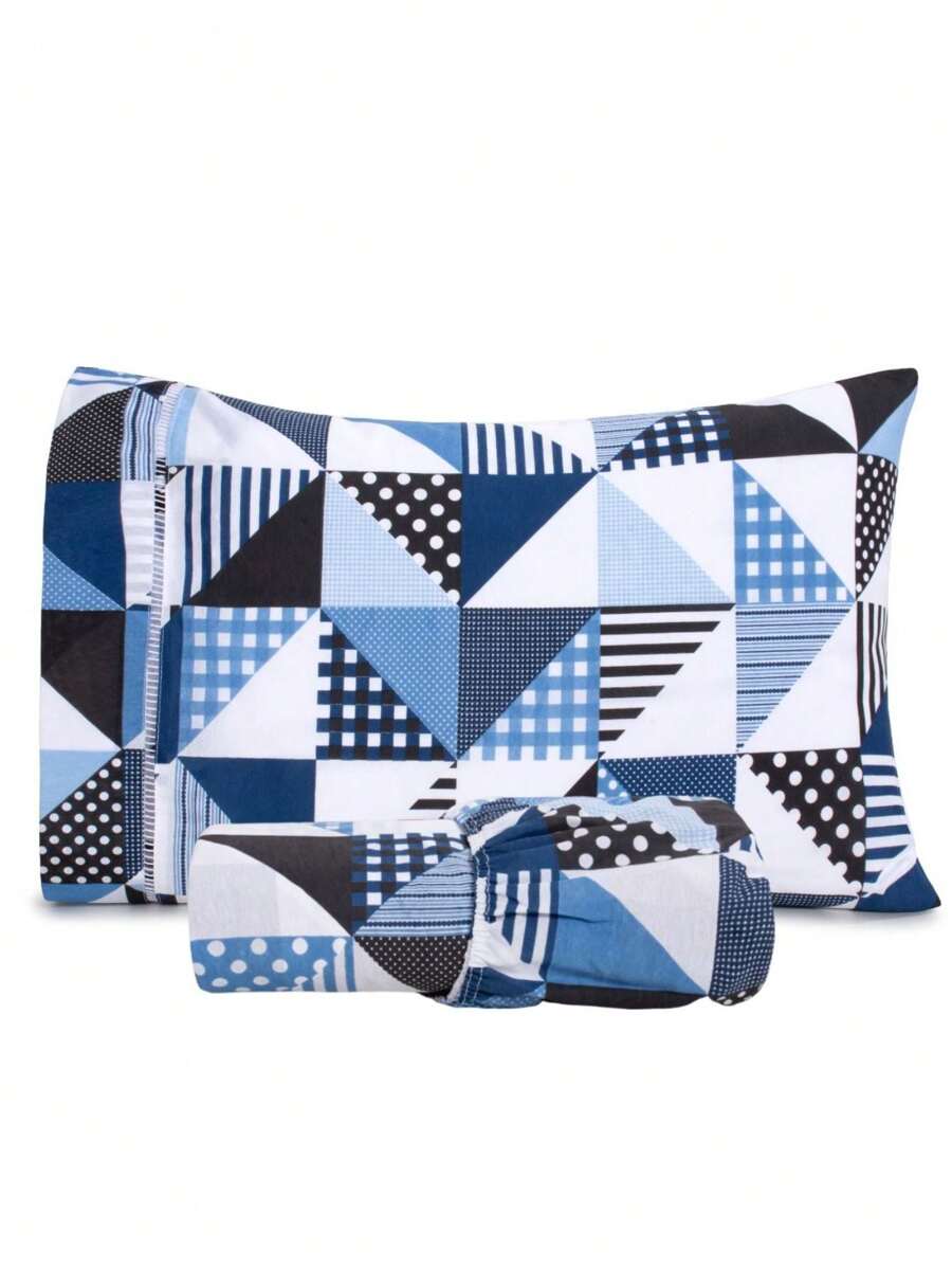 Sheet Sets With Pillowcases - Màu xanh lam - Xem 1